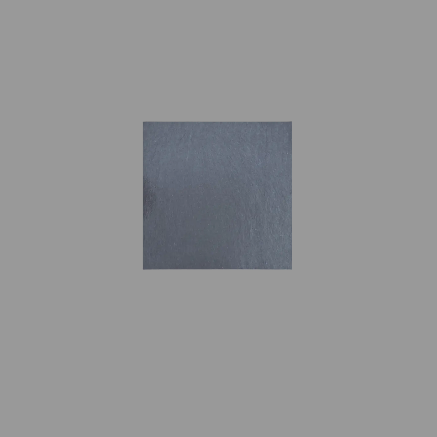 A square slate fridge magnet.