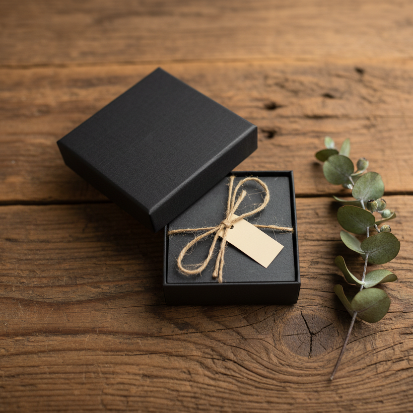 Slate Coaster Set Gift Box